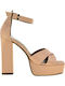 Stoff Sandalen Rosa