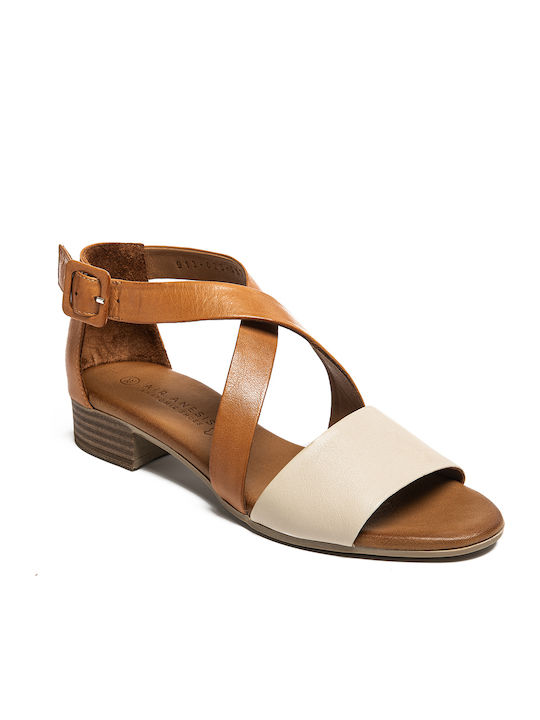 Air Anesis Leather Sandals Brown