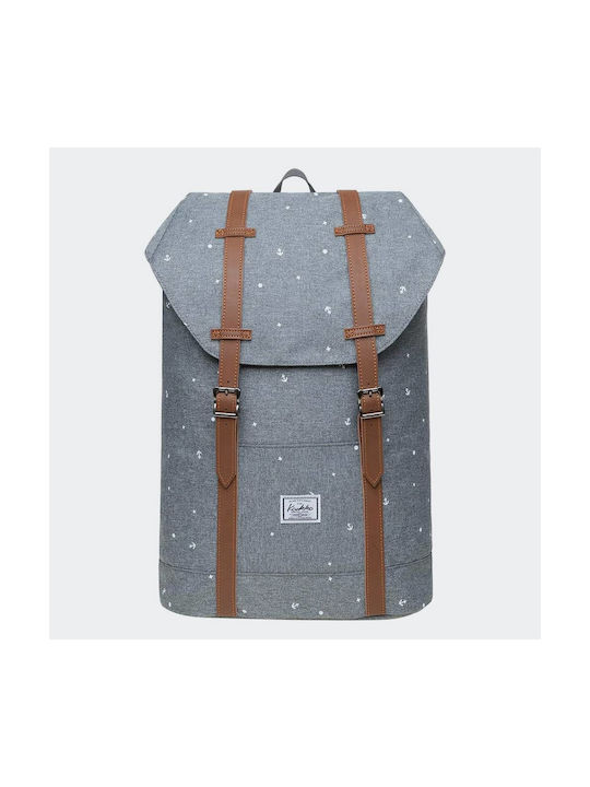 Kaukko Adley Fabric Backpack Gray 17.8lt