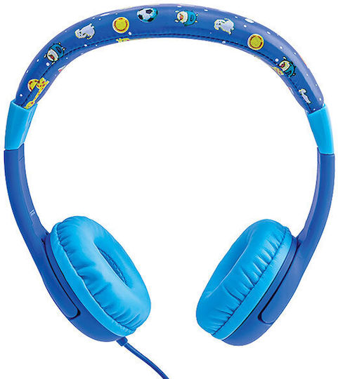 Kiddoboo KBHP03-BLU Ενσύρματα Παιδικά On Ear Ακουστικά Μπλε