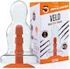 Kiotos Dinoo Primal Velo Real Skin Touch Anal Plug Orange