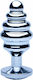 Loving Joy Anal Plug Large Silver 8.50cm