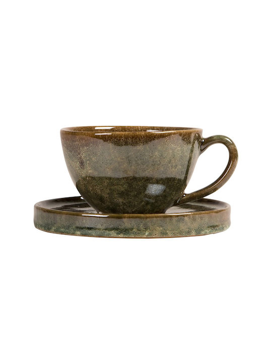 Ceramic Brown Cup Set 250мл Beige