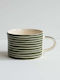 Tasse Kaffee Keramik Grün