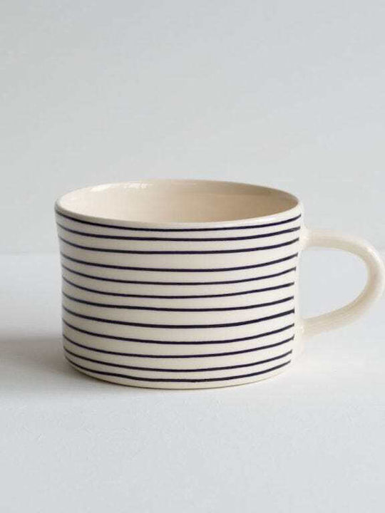 Ceramic Brown Cup Set Purple