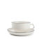 Salt & Pepper Studio Base Tasse Kaffee aus Porzellan Weiß 210ml