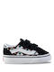Old Skool Kids Sneakers with Scratch Black