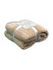 Olia Home Fleecedecke Übergröße 220x240 cm Beigefarbe