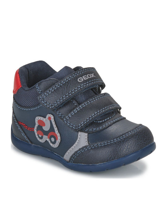 B ELTHAN Παιδικά Sneakers με Σκρατς Navy Μπλε