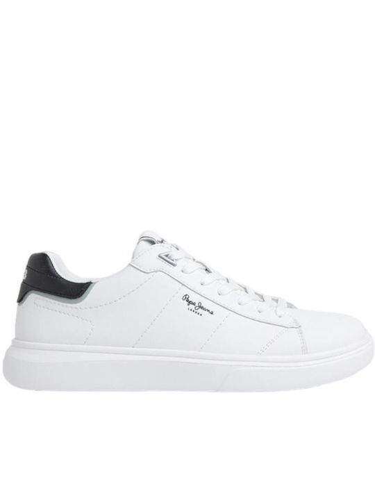 Pepe Jeans Eaton Basic Ανδρικά Sneakers Λευκά