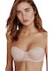 Μπεζ Strapless Σουτιέν
