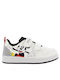 Mickey Mouse Clubhouse Kids Sneakers with Scratch White