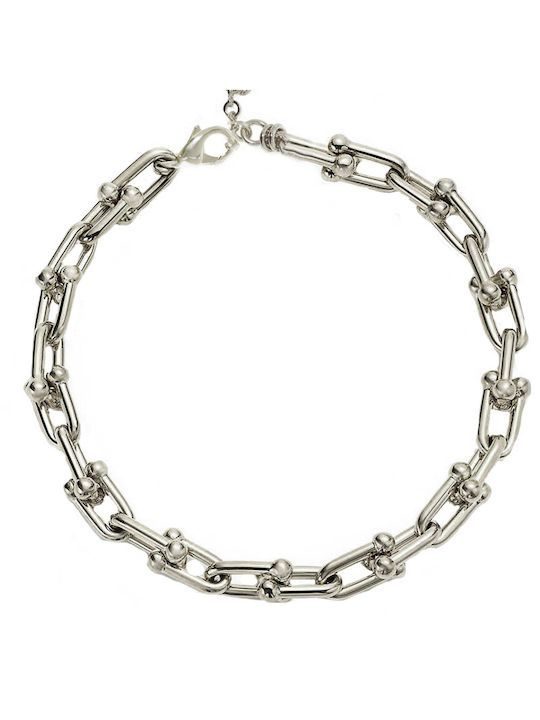 Damen Armband Fußkettchen Kette aus Stahl