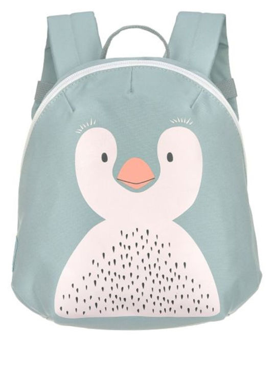 Laessig Tiny Penguin Σχολική Τσάντα Πλάτης Νηπιαγωγείου Πράσινη