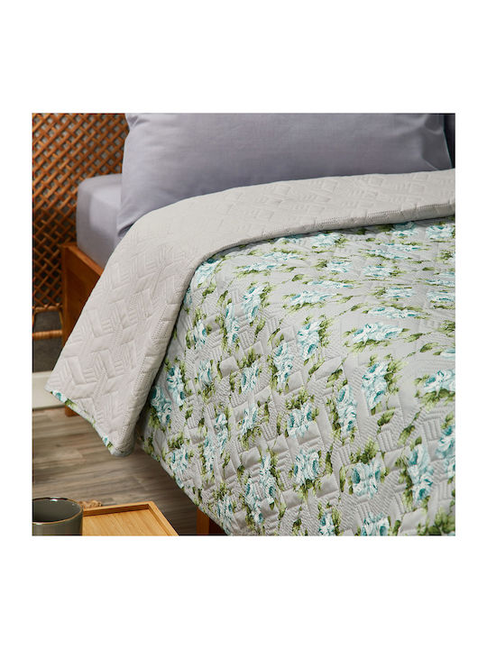 Whitegg L074-1 Tagesdecke Übergröße aus Polyester Grün 220x240cm
