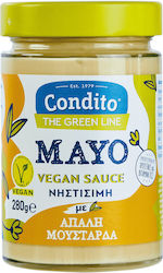 Condito Mayo Vegan Sauce Με Απαλή Μουστάρδα Χωρίς Γλουτένη 280gr