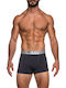 Inizio Herren Boxershorts Anthracite / Silver 1Packung