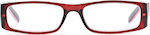 Nordic Vision Reading Glasses +2.00 in Red color