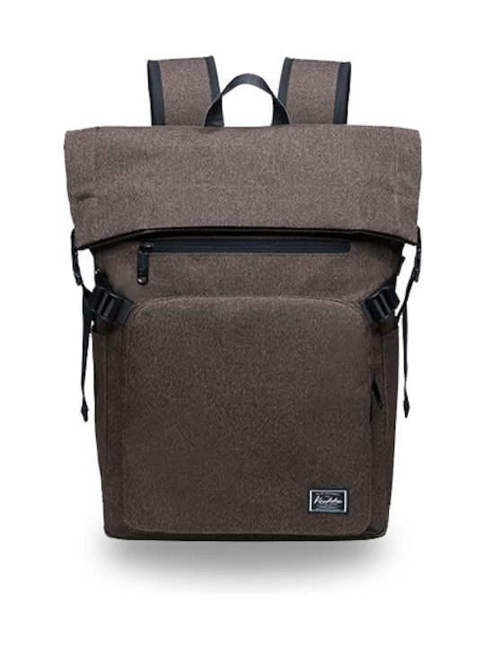 Kaukko Mallory Fabric Backpack Brown 15.3lt