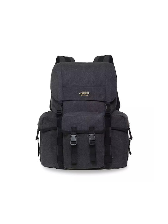 Kaukko Stoff Rucksack Schwarz 22Es