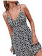 Women's printed dress (DRE170)