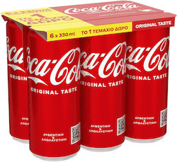 Coca-Cola 330ml 5+1 buc
