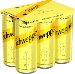 Schweppes Αναψυκτικό Λεμόνι με Ανθρακικό 6x330ml Schweppes Αναψυκτικό Λεμόνι με Ανθρακικό 6x330ml