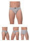 111 Herren Slips Gray 4Packung