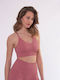 Women's Sports Bra without Padding Fuchsia