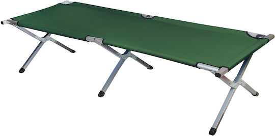 Pliabil Pat/Pliant de Campanie Din Aluminiu Simplu 189x63cm