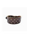 ByLeather Κολάρο Σκύλου Δερμάτινο σε Καφέ χρώμα Small 60cm