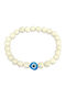 Tatu Moyo Women's Bracelet with design Eye with Lava Stones
