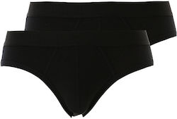 Zegna Men's Briefs 2Pack Black