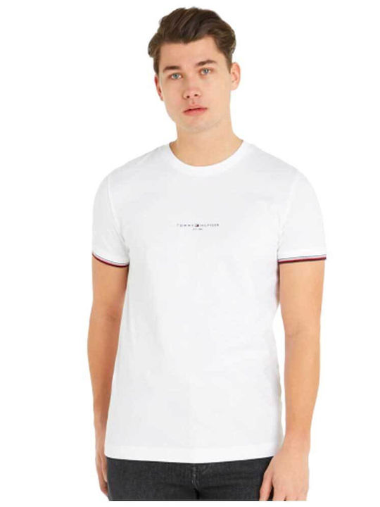 Tommy Hilfiger Herren T-Shirt Kurzarm Weiß