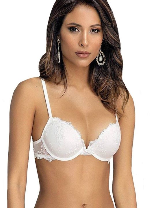 Sielei Alb Sutien Push Up