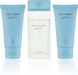 Dolce & Gabbana Light Blue Set De Parfumuri Pentru Femei Cu Eau De Toilette 3 Bucăți