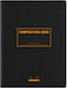 Rhodia Σημειωματάριο B5 80 Φύλλων Ριγέ Μαύρο