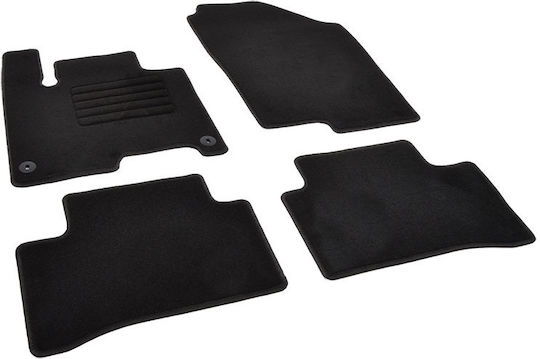 Rigum Set of Front and Rear Mats 4pcs for Mercedes-Benz V Kia Sportage 2022+ Black