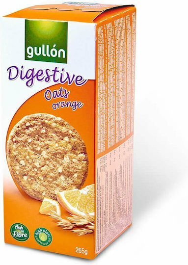 Gullon Μπισκότα Βρώμης Digestive με Κομματάκια 265gr