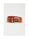 Leathertwist Men's Leather Belt Brown