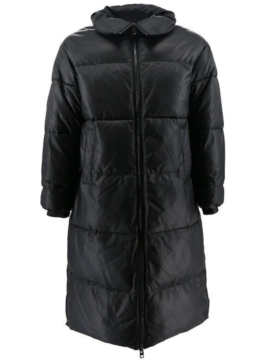 Oakwood Women's Short Puffer Jacket for Spring or Autumn Black 64378-0501