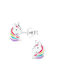 Bellita Hypoallergenic Silver Studs Kids Earrings Unicorns