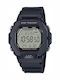 Casio Ψηφιακό Γυναικείο Ρολόι 37.6mm Χρονογράφος Μπαταρίας με Μαύρο Καουτσούκ Λουράκι