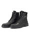 Leder Herrenstiefel Schwarz