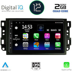 Digital IQ Car-Audiosystem für Chevrolet Aveo / Captiva 2004-2011 (Bluetooth/USB/AUX/WiFi/GPS/Apple-Carplay) mit Touchscreen 10.1"
