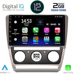 Digital IQ Car-Audiosystem für Skoda Octavia 2005-2012 mit Klima (Bluetooth/USB/AUX/WiFi/GPS/Apple-Carplay) mit Touchscreen 10.1"