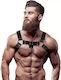 Fetish Submissive Ανδρικό Harness Μαύρο