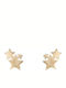 Детски Обеци Studs Звезди от Злато 14K