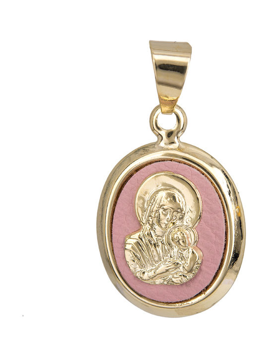Pendant Kids Talisman with the Virgin Mary made of Gold 9K 023962