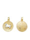 Anhänger Kinder Amulett Beidseitig aus Gold 14K